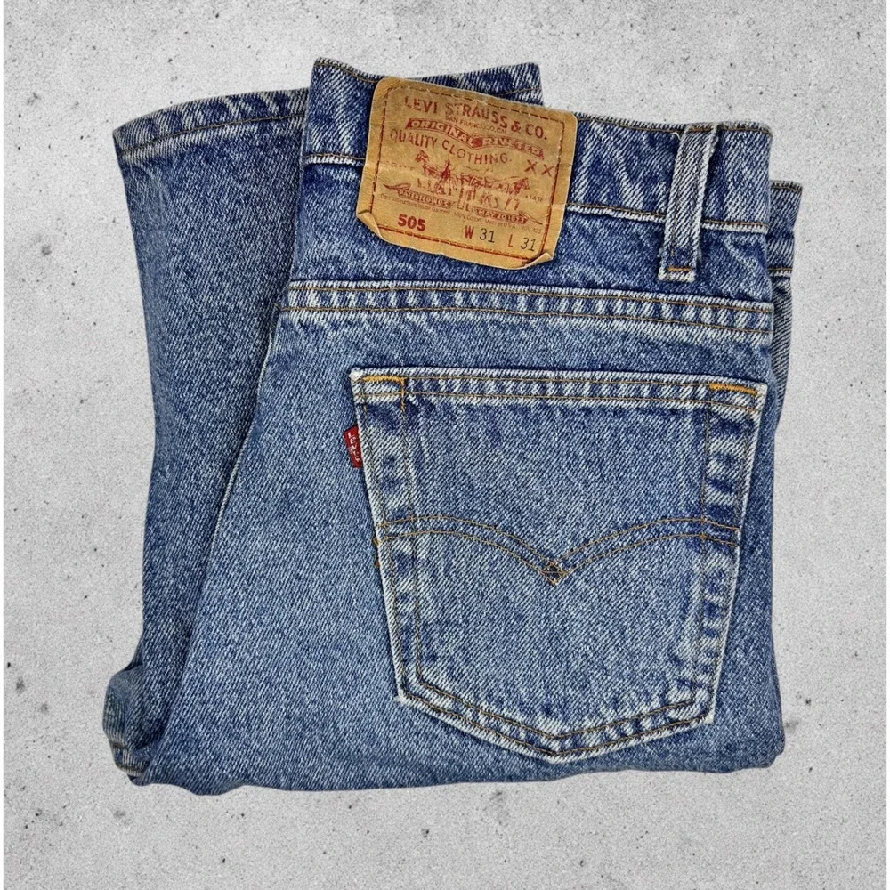 80's 90's 00's Levis Jeans Bundle Various Sizes Blue White Excellent Vintage Mix